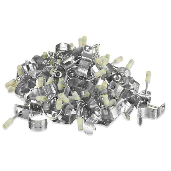 Tool DIY Steel POP Rivet Ceiling Nail Cable Holding Frame - 50 Pieces