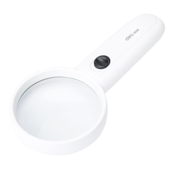 Deli White Magnifier Glass: 3X