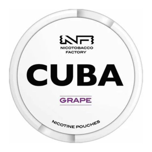 Cuba White Nicotine Pouches - Grape 16mg