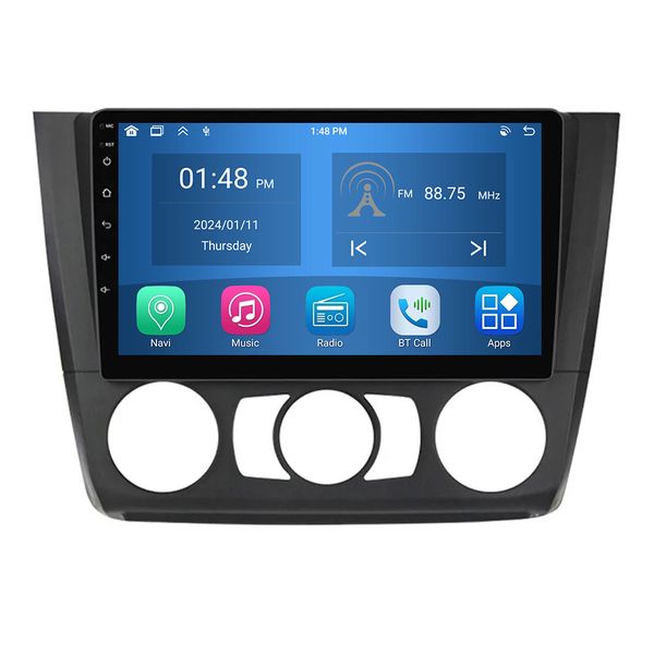 4G+64G Car Radio Compatible with 1 Series E81 E82 E87 E88 2004-2011 MT