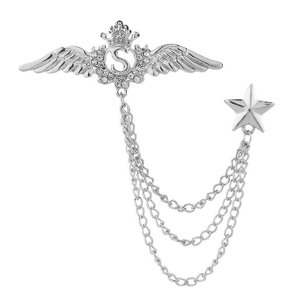 Vintage Style Brooch Pendant, Suit Pin Badge