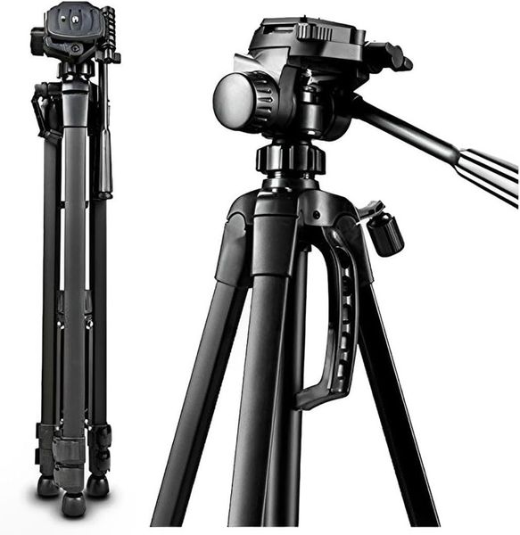 Professional Tripod For DSLR Camera Heavy Duty Tripod 360-Degree Rotation