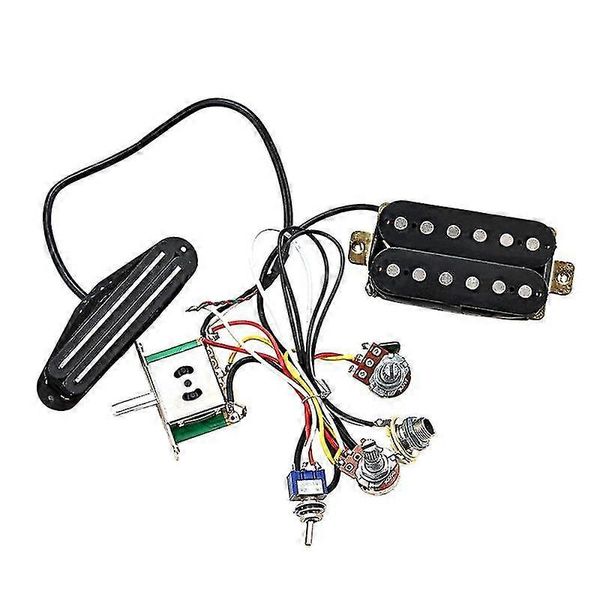Prewired Strat/Tele Harness w/Dual Humbucker