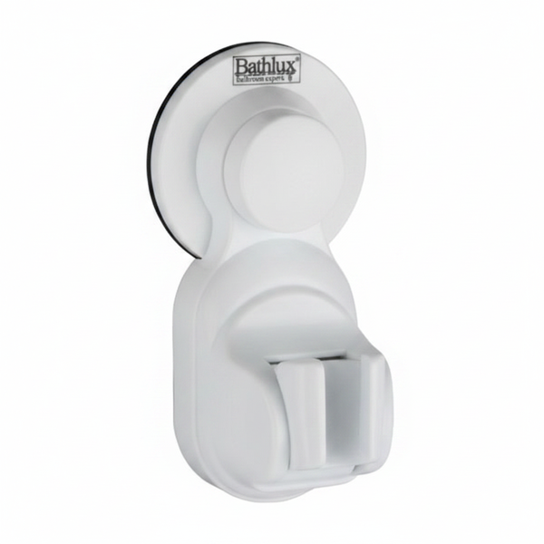 Bathlux Shower Handle Holder - Suction-Mounted, Durable Plastic