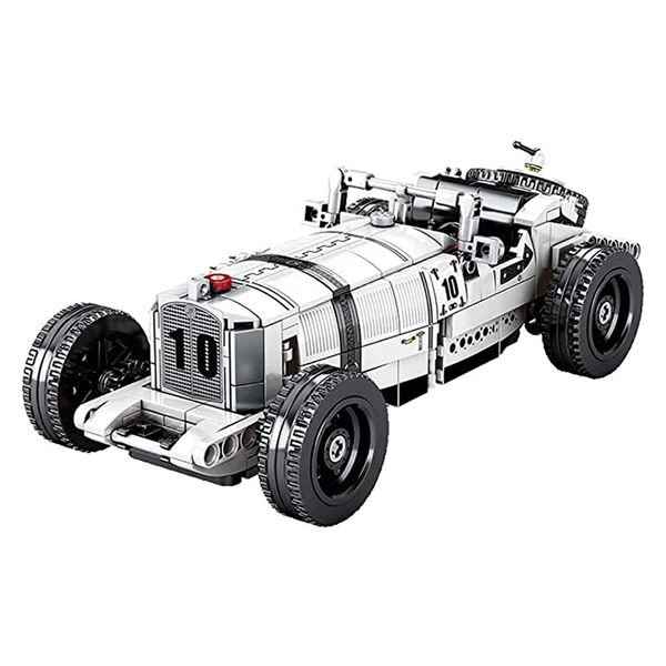 492-Piece Retro Vintage Sports Car Building Blocks WJ-409