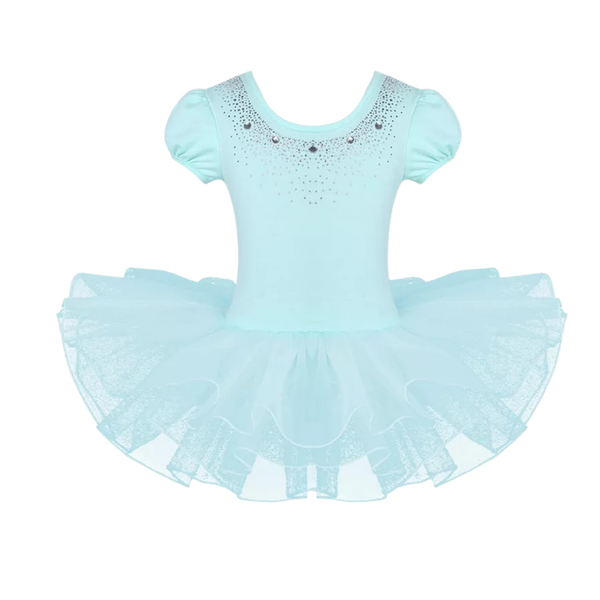 Blue Ballet Tutu Dress with Rhinestone