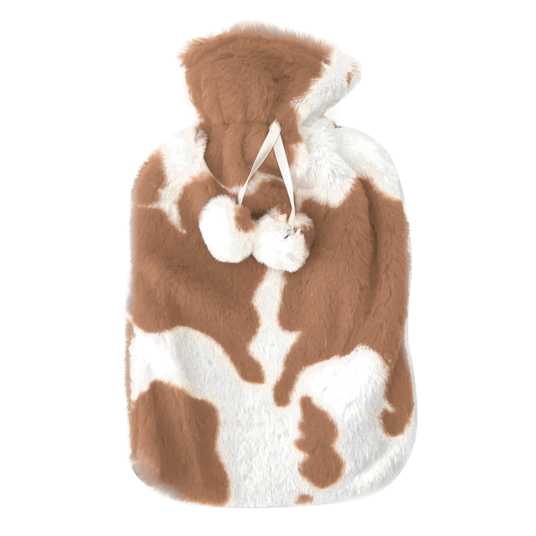 Hot Water Bottle with Cozy Fleece Cover