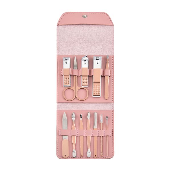 12-in-1 Stainless Steel Manicure Kit Set