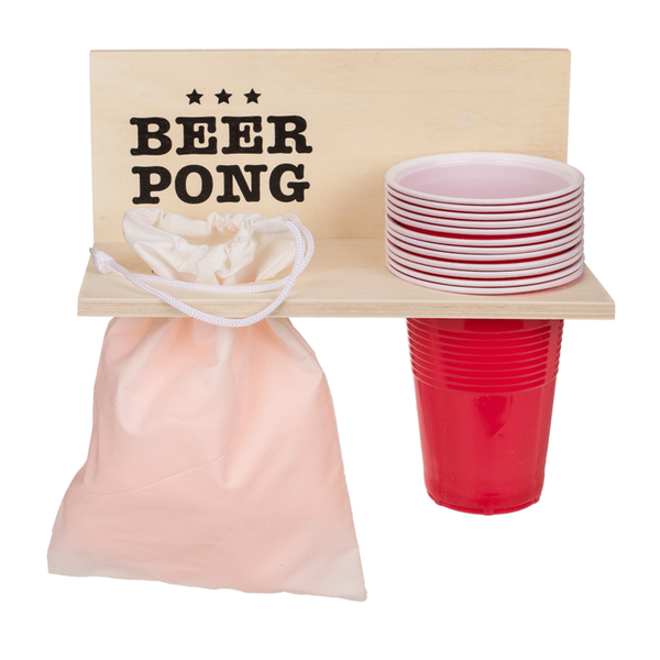 Beer Pong Shelf
