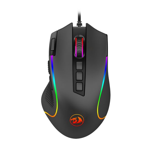 Redragon PREDATOR 4000DPI 11-Button RGB Gaming Mouse - Black