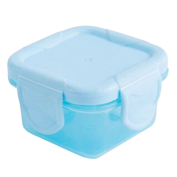 2 Piece - Transparent Visible Food Storage Box with Leakproof Lid