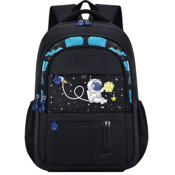 Compartment School Backpack - Black image