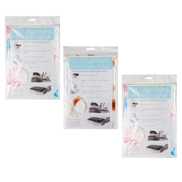 Storage Bag Vacuum Seal 50x60cm (Pack of 3)