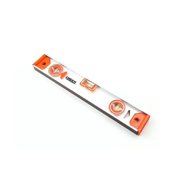 Finder 40cm - 400mm 15 Inch Metallic Spirit Level - Sliver &amp; Orange
