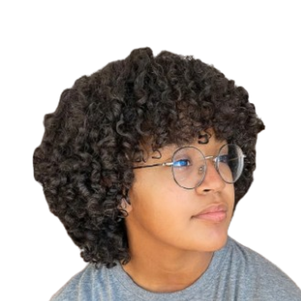 Brazilian Hair Short Fringe Wig