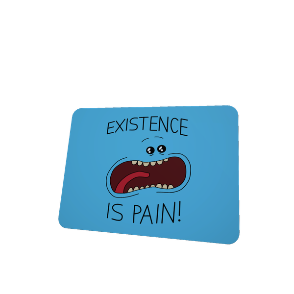 Rick and Morty - Existence Is Pain - Aesthetic - Mouse Pad