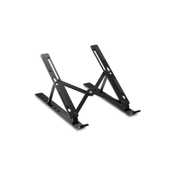 Kensington Collapsible Aluminium Ergonomic Laptop/Tablet Riser - Supports Devices 10" - 15.6" - Black