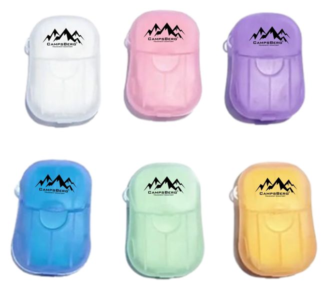 CampsBerg - Mini Travel Soap Leaf Sheets