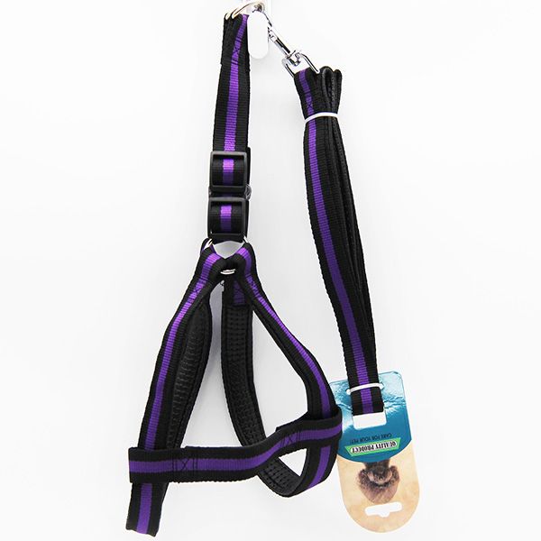 Dog Harness with Wire - Purple