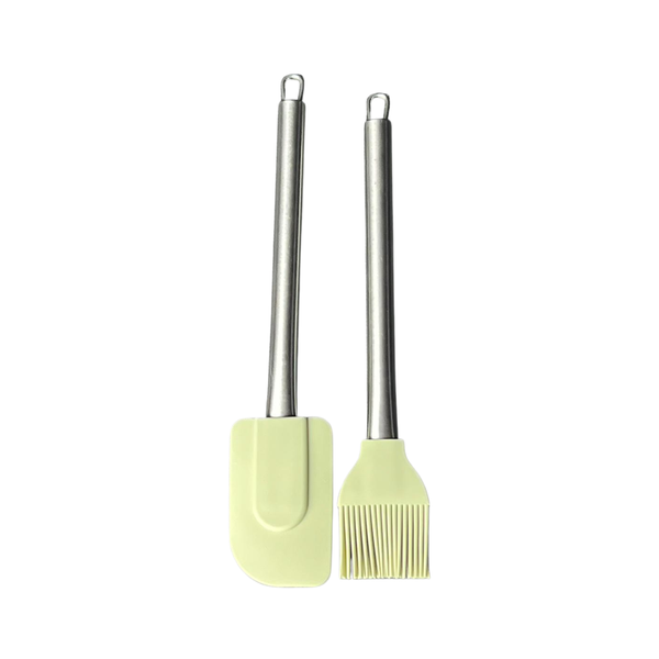 Silicone Pastry Brush and Scraper Set