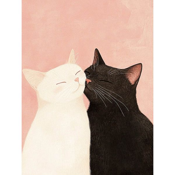 DIY Diamond Painting Kit: 5D Full Drill, Fantasy Cats