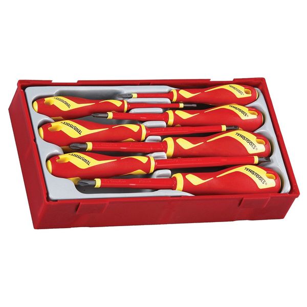 TengTools - Insulated Screwdriver Tray, 7 Pieces - TTV907N