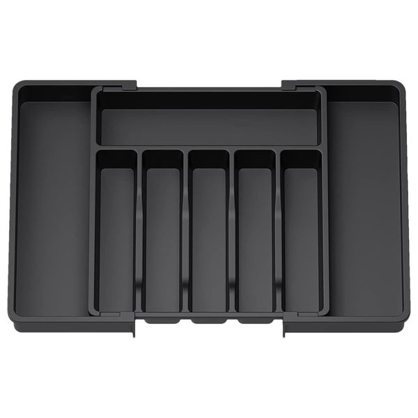 Cutlery Organizer,Adjustable Size Expandable Kitchen Drawer Organizer Tray