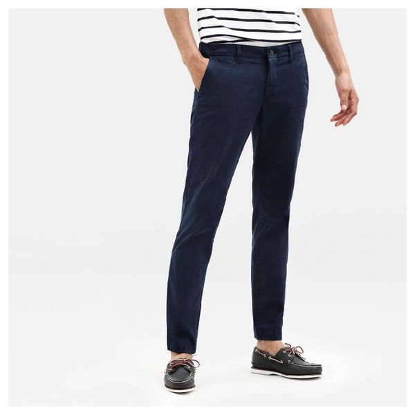 Sargent Lake Ultrastretch Satin Chino in Navy