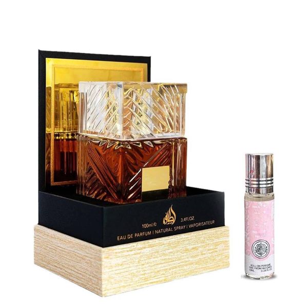 100ml Eau de Parfum with 10ml Roll On Perfumes for Women Men Long Lasting