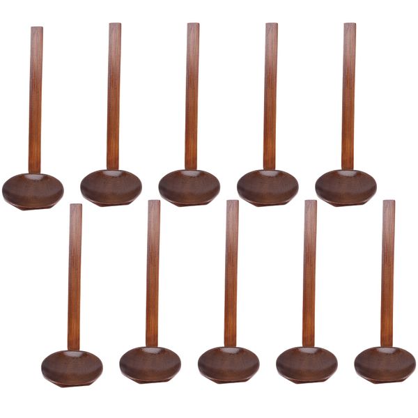 Japanese 8.5 inch Ramen Handcrafted Wooden Soup Spoon Wooden Utensils Set f