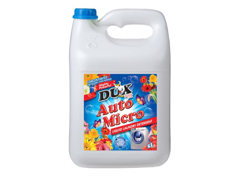 Dux Auto Micro Liquid Laundry Detergent Ind 4x5l