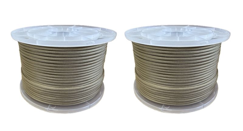 Paracord 550 Type III - 100% Nylon - Golden Brown