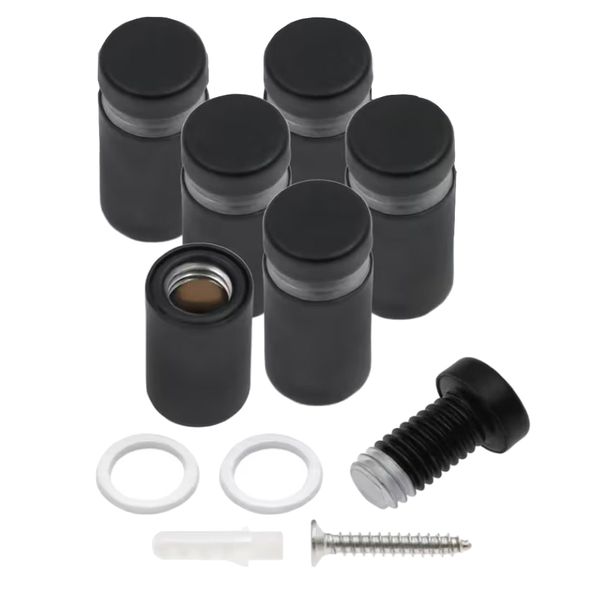 Tool DIY Stainless Steel Wall Mount Standoff Screws Set of 6 - 2cm