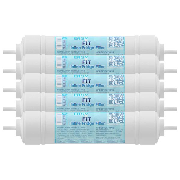 SUPERPURE Easy-fit Generic External Fridge Filter (5-Pack)