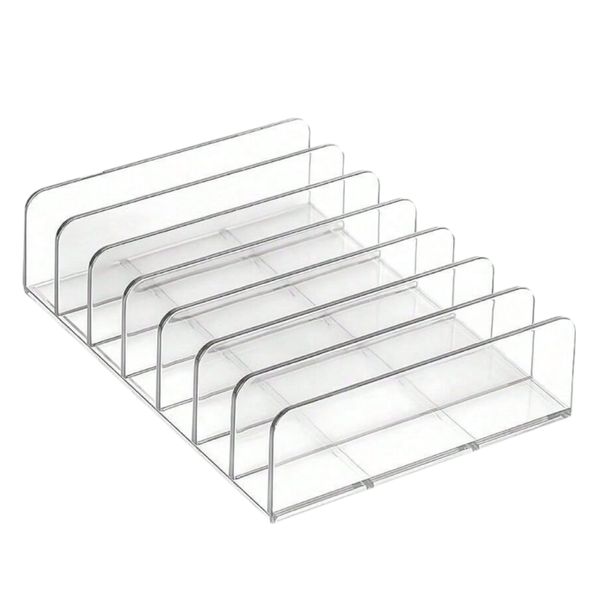 Acrylic Makeup Organizer for Eyeshadow Palettes Transparent Storage Box