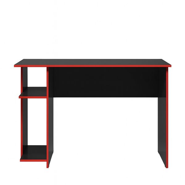 Linx Office and Gaming Desk - Black &amp; Red