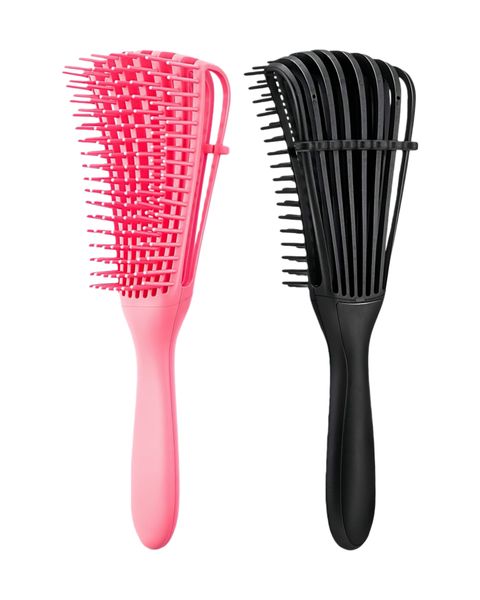 Kingdushi Detangling Brush African 3a-4c Kinky Curly Coily Thick Hair