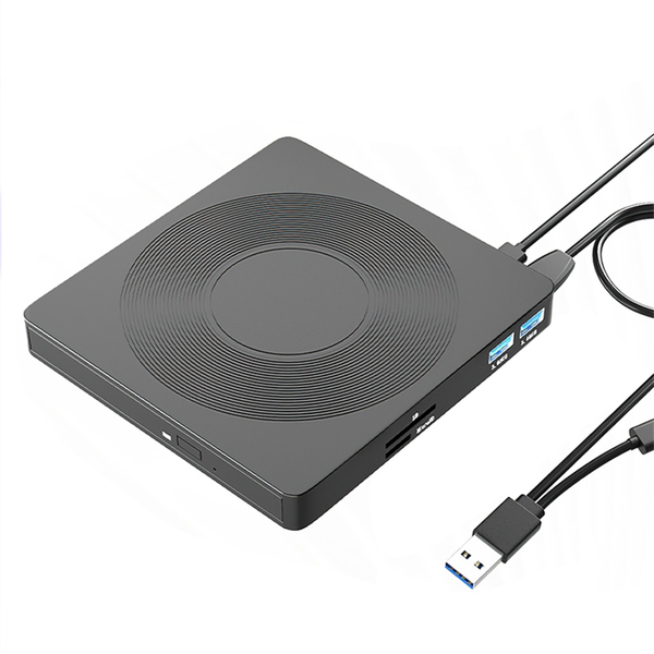 6 in1 External CD/DVD Drive USB3.0 Type C CD DVD RW VCD Optical Drive
