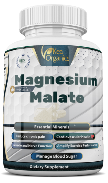 Kea Organics - Magnesium Malate - 60 Veggie Caps