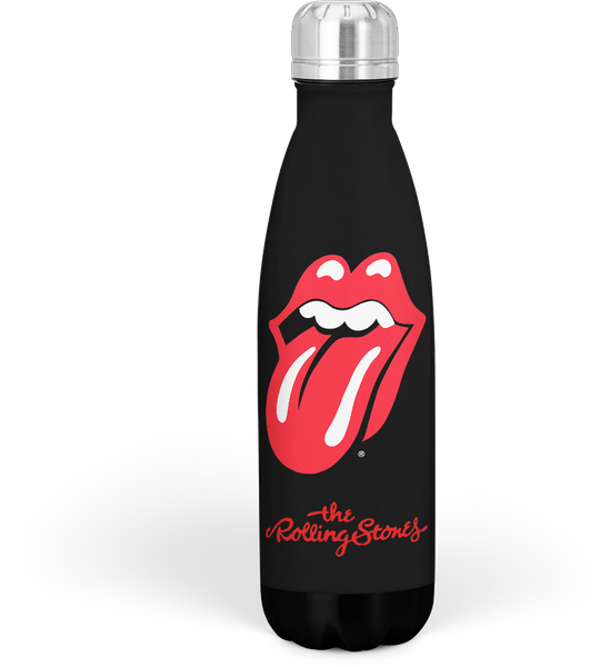 Rolling Stones Tongue (Metal Drink Bottle) (Parallel Import)