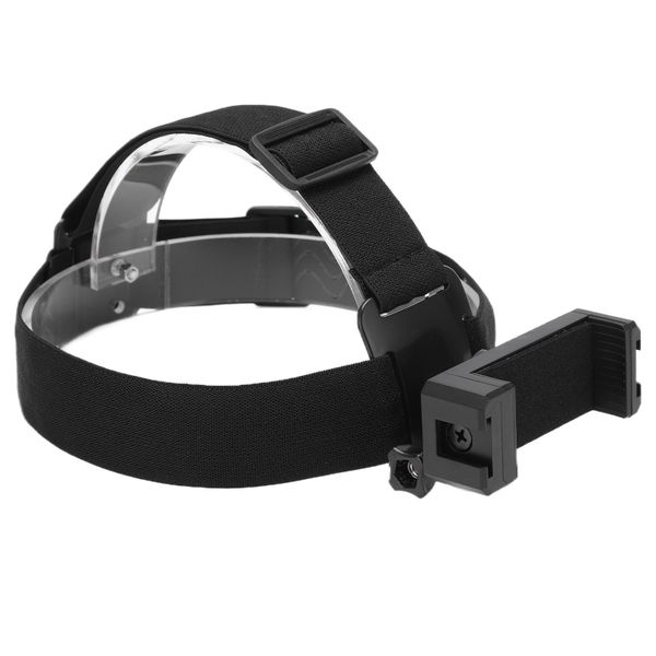 Action Camera Mobile Phone Head Strap Mount Black Adjustable