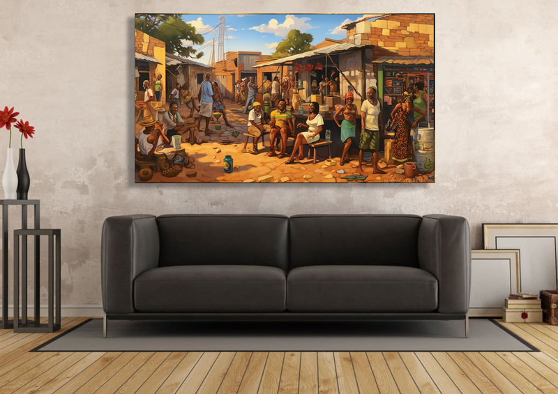Canvas Wall Art -Shebeen Stories Abstract - IM0281