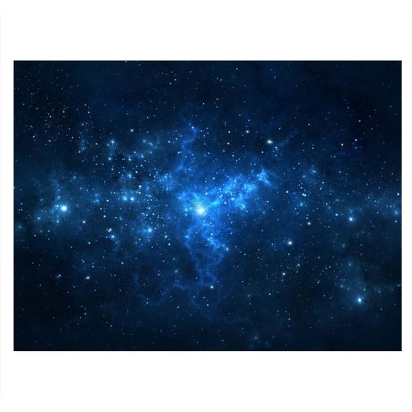 PVC Adhesive Star Dust Aquarium Fish Tank Background Poster 61x41cm