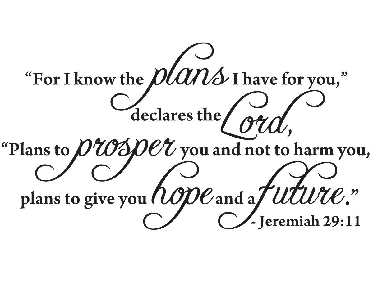 Fantastick - Jeremiah Vinyl Wall Quote | Shop Today. Get it Tomorrow ...