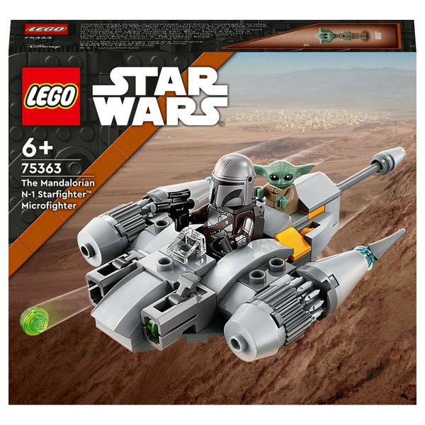 LEGO® Star Wars™ The Mandalorian’s N-1 Starfighter™ Microfighter 75363 Building Toy Set (88 Pieces)