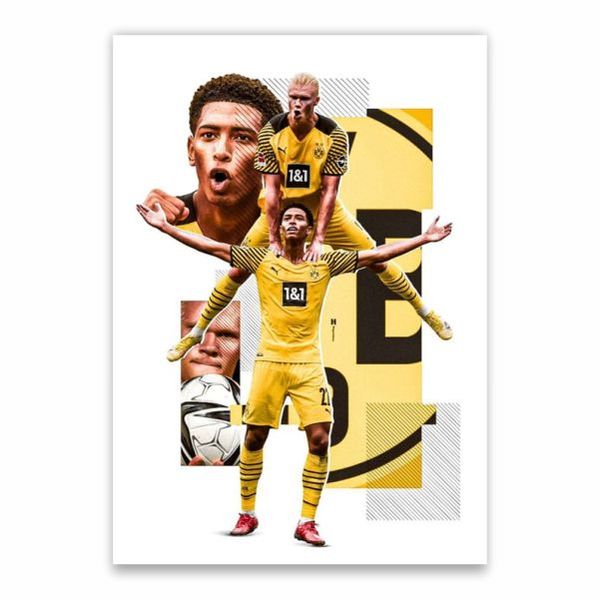 Haaland And Bellingham Poster - A1