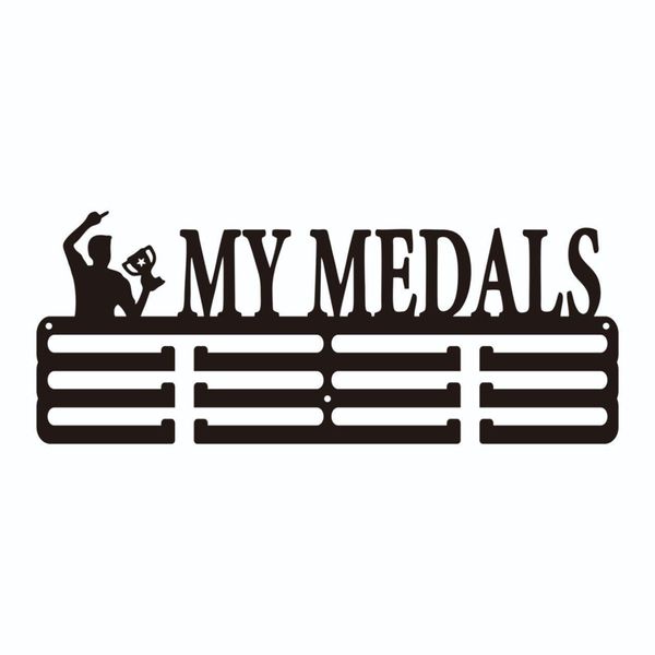 Marathon Medal Hanger Display Competition Wall-Mounted Medal Rack for Kids