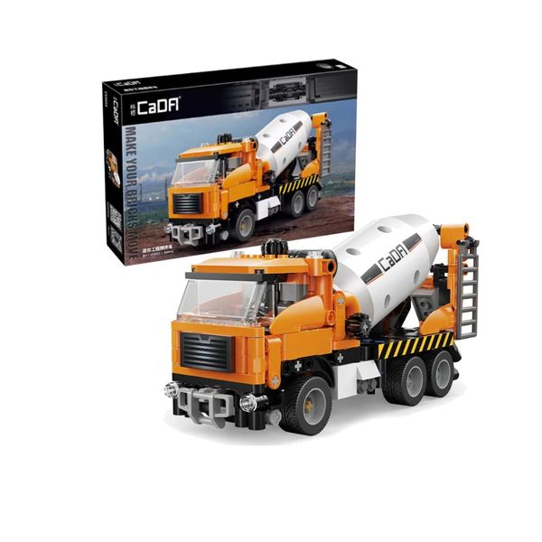 CaDA-C65021W Cement Mixer Truck - Set of 368