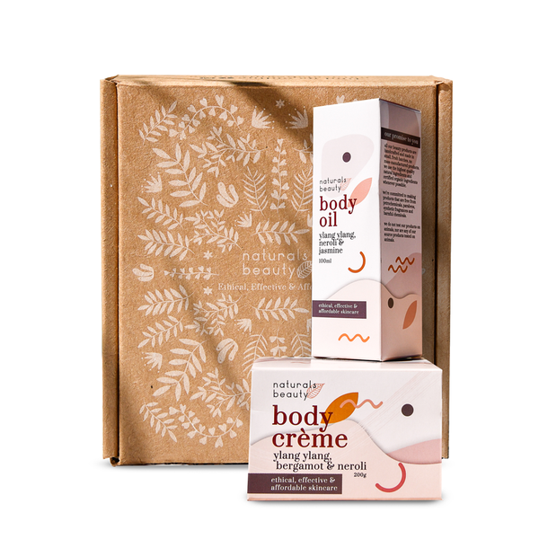 Naturals Beauty Body Care Gift Box - Creme &amp; Oil