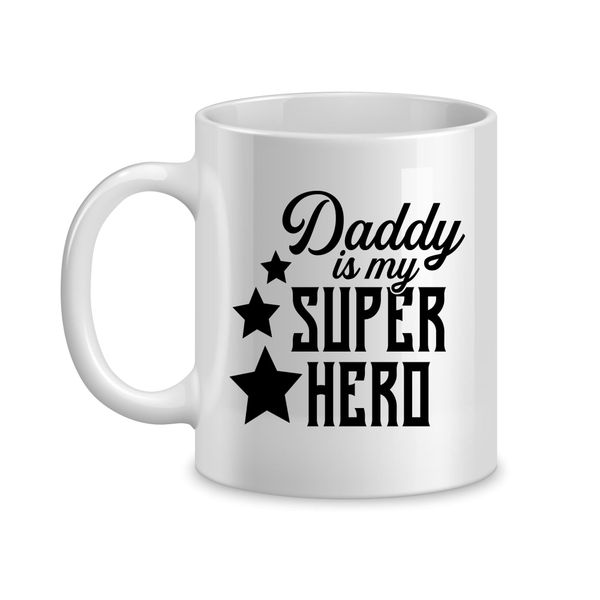 Superhero Coffee Mug for Him Father's Day Graphic Cups Men Present 051